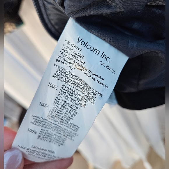 Volcom Unisex Ski Jacket Numbus - Picture 9 of 15